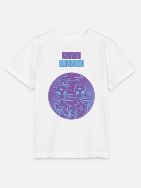 Ayy Lmao - Stanley/Stella Kinder T-Shirt MINI CREATOR  - Weiß