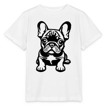 Dog Owner Bulldog Dogs Dog Owner Dog - Stanley/Stella MINI CREATOR Kids’ T-Shirt - white - Front - Maike (125cm)