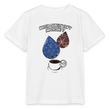 Water Quality Coffee - Stanley/Stella MINI CREATOR Kids’ T-Shirt - white - Front - Maike (125cm)