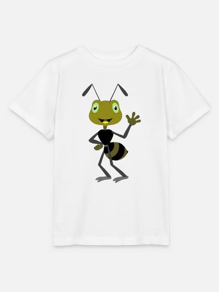 Freche Ameise - Stanley/Stella Kinder T-Shirt MINI CREATOR  - Weiß