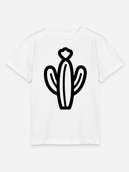 Kaktus - Stanley/Stella Kinder T-Shirt MINI CREATOR - Weiß