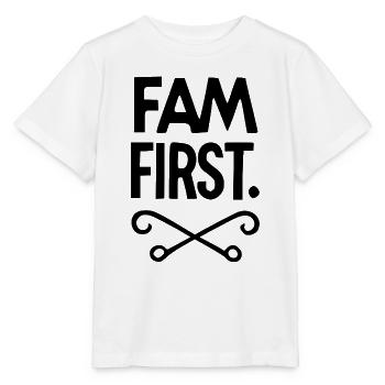 Fam First - Stanley/Stella MINI CREATOR Kids’ T-Shirt - white - Front - Maike (125cm)