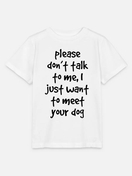 Hund Zitat - Stanley/Stella Kinder T-Shirt MINI CREATOR - Weiß