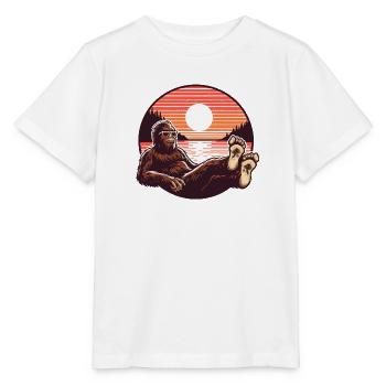 Bigfoot Chill - Stanley/Stella MINI CREATOR Kids’ T-Shirt - white - Front - Maike (125cm)