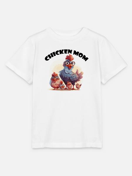 chicken mom - Hühnermama - Stanley/Stella Kinder T-Shirt MINI CREATOR - Weiß