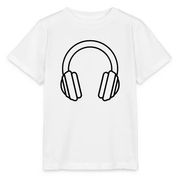 Gaming-Headset - Stanley/Stella Kinder T-Shirt MINI CREATOR  - Weiß - Vorne - Maike (125cm)