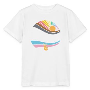 Groovy LGBT Gay Rights Pride - Vintage Lesbian - Stanley/Stella MINI CREATOR Kids’ T-Shirt - white - Front - Maike (125cm)