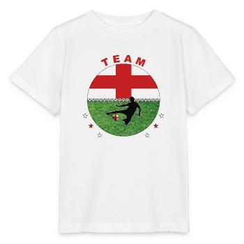 Fussball soccer Team England - Stanley/Stella MINI CREATOR Kids’ T-Shirt - white - Front - Maike (125cm)