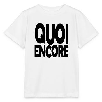 quoi encore - T-shirt bio MINI CREATOR Stanley/Stella Enfant - blanc - Devant - Maike (125cm)