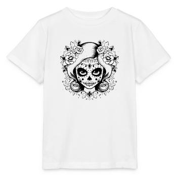 Sugarskull - Stanley/Stella MINI CREATOR Kids’ T-Shirt - white - Front - Maike (125cm)