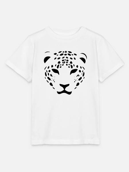 Leopard - Stanley/Stella Kinder T-Shirt MINI CREATOR - Weiß