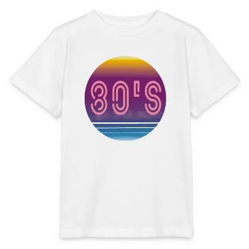 Les années 80 - T-shirt bio MINI CREATOR Stanley/Stella Enfant - blanc - Devant - Maike (125cm)