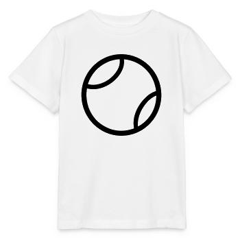Balle de tennis - T-shirt bio MINI CREATOR Stanley/Stella Enfant - blanc - Devant - Maike (125cm)