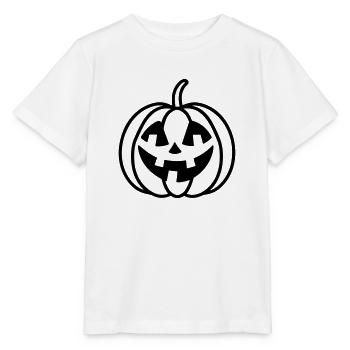 citrouille - T-shirt bio MINI CREATOR Stanley/Stella Enfant - blanc - Devant - Maike (125cm)