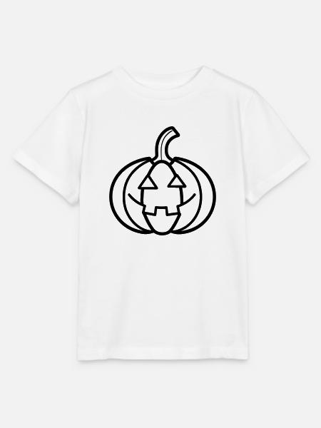 Kürbis - Stanley/Stella Kinder T-Shirt MINI CREATOR - Weiß