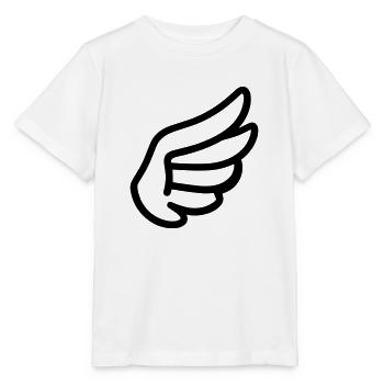 Ailes d'ange - T-shirt bio MINI CREATOR Stanley/Stella Enfant - blanc - Devant - Maike (125cm)
