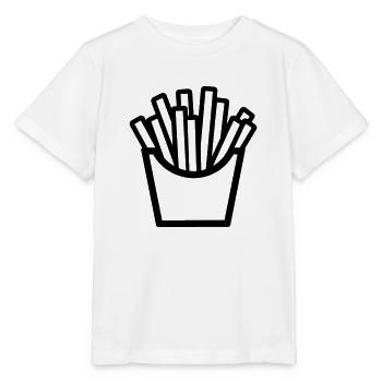 French fries - Stanley/Stella MINI CREATOR Kids’ T-Shirt - white - Front - Maike (125cm)