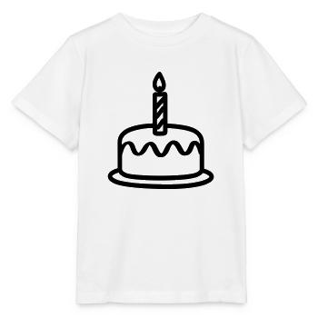 Geburtstagskuchen - Stanley/Stella Kinder T-Shirt MINI CREATOR  - Weiß - Vorne - Maike (125cm)