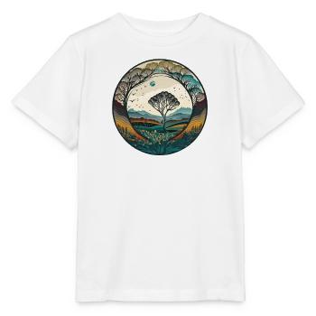 Natürliches Paradies - Stanley/Stella Kinder T-Shirt MINI CREATOR  - Weiß - Vorne - Maike (125cm)