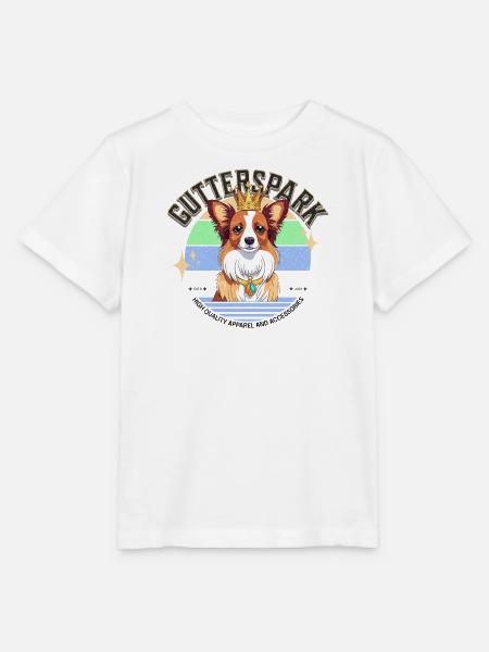 Gutterspark Design Papillon - Stanley/Stella Kinder T-Shirt MINI CREATOR - Weiß