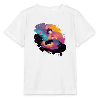 Anais im Weltraum - Stanley/Stella Kinder T-Shirt MINI CREATOR  - Weiß - Vorne - Maike (125cm)