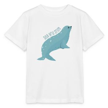 Meerestiere - Stanley/Stella Kinder T-Shirt MINI CREATOR  - Weiß - Vorne - Maike (125cm)