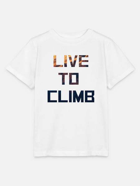 Rock Climbing - Stanley/Stella Kinder T-Shirt MINI CREATOR - Weiß