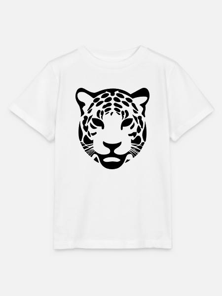 Leopard - Stanley/Stella Kinder T-Shirt MINI CREATOR - Weiß