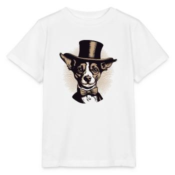 Le Gentleman Dog - T-shirt bio MINI CREATOR Stanley/Stella Enfant - blanc - Devant - Maike (125cm)