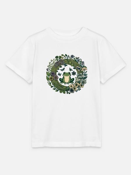 Niedlicher Frosch - Stanley/Stella Kinder T-Shirt MINI CREATOR - Weiß