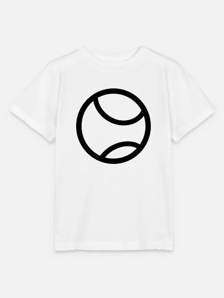Tennisball - Stanley/Stella Kinder T-Shirt MINI CREATOR - Weiß