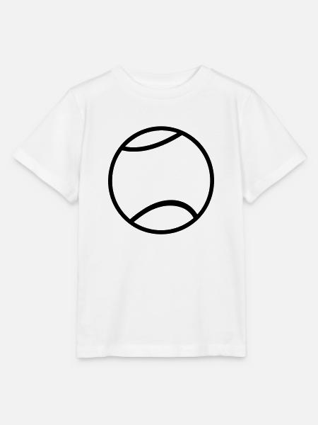 Tennisball - Stanley/Stella Kinder T-Shirt MINI CREATOR  - Weiß