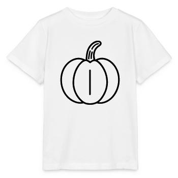 pumpkin - Stanley/Stella MINI CREATOR Kids’ T-Shirt - white - Front - Maike (125cm)