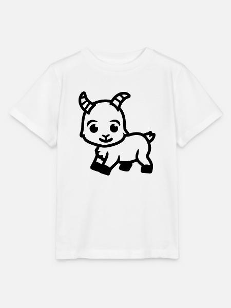 Ziegenbock - Stanley/Stella Kinder T-Shirt MINI CREATOR - Weiß