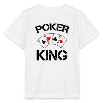 poker king - Stanley/Stella Kinder T-Shirt MINI CREATOR  - Weiß - Vorne - Maike (125cm)