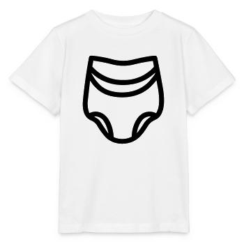 Couche - T-shirt bio MINI CREATOR Stanley/Stella Enfant - blanc - Devant - Maike (125cm)