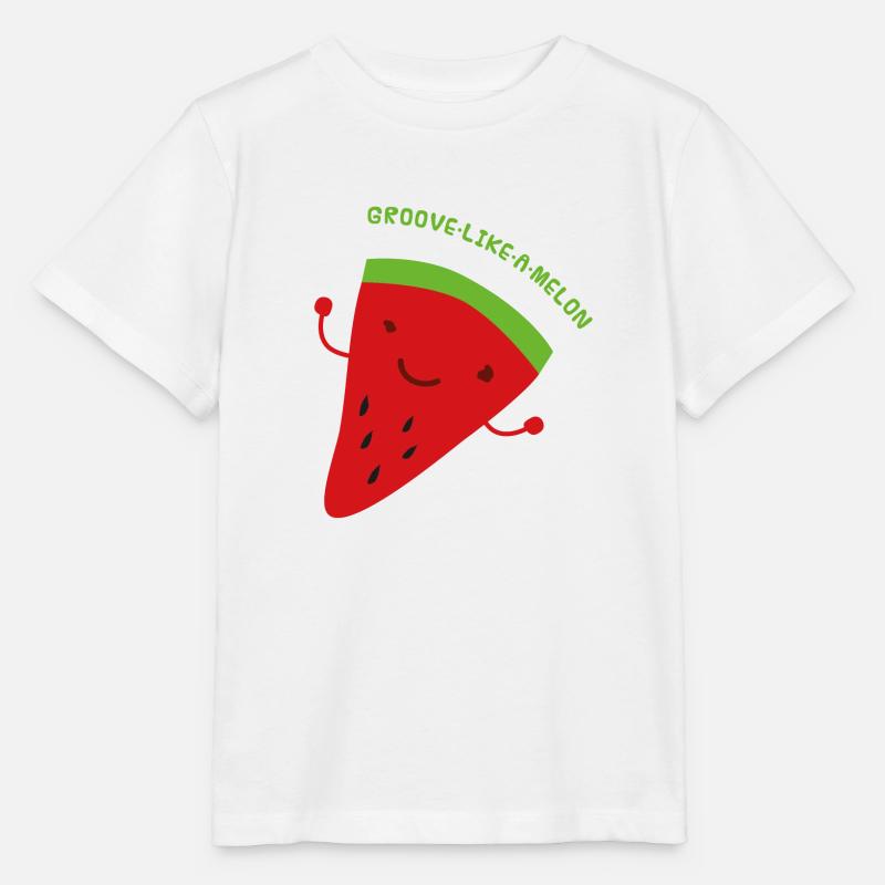 Dansemelon - Stanley/Stella T-shirt MINI CREATOR til børn - hvid