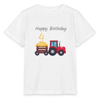 Happy Birthday - Stanley/Stella MINI CREATOR Kids’ T-Shirt - white - Front - Maike (125cm)