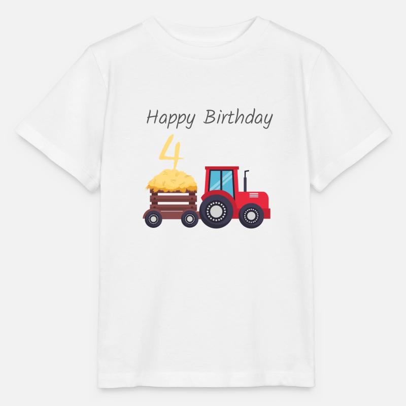 Happy Birthday - Stanley/Stella Kinder T-Shirt MINI CREATOR  - Weiß