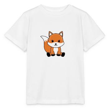 FUCHS - TIER - KIND - BABY - TIERISCH - GESCHENKE - Stanley/Stella Kinder T-Shirt MINI CREATOR  - Weiß - Vorne - Maike (125cm)