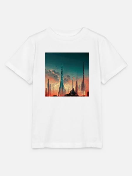 Stadt Der Zukunft - Stanley/Stella Kinder T-Shirt MINI CREATOR - Weiß
