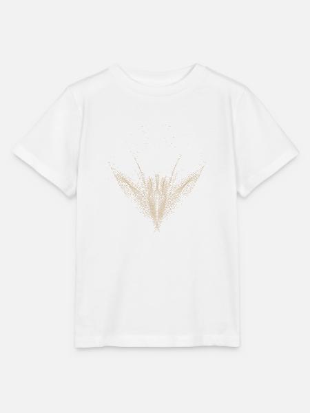 Abstraktes Punktdesign - Stanley/Stella Kinder T-Shirt MINI CREATOR - Weiß