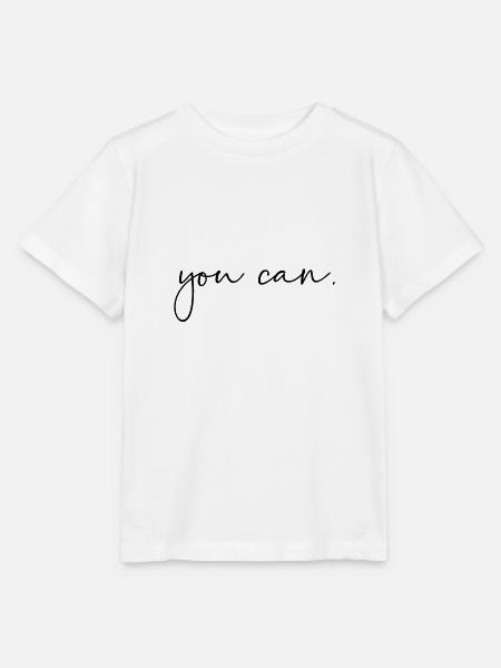 You can - Stanley/Stella Kinder T-Shirt MINI CREATOR - Weiß