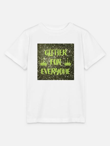 Glitter, Glitzer, Funkeln - Stanley/Stella Kinder T-Shirt MINI CREATOR - Weiß