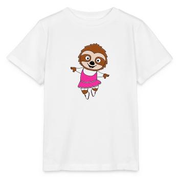 FAULTIER - TANZEN - TÄNZERIN - BALLETT - BALLERINA - Stanley/Stella Kinder T-Shirt MINI CREATOR  - Weiß - Vorne - Maike (125cm)