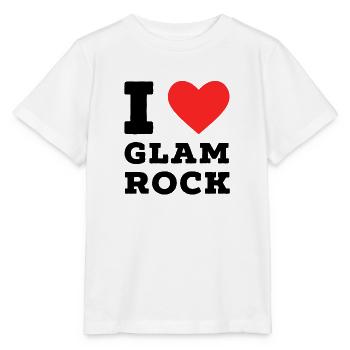 I love glam rock - Stanley/Stella MINI CREATOR Kids’ T-Shirt - white - Front - Maike (125cm)