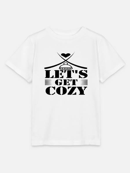 Let´s get Cozy - Stanley/Stella Kinder T-Shirt MINI CREATOR - Weiß