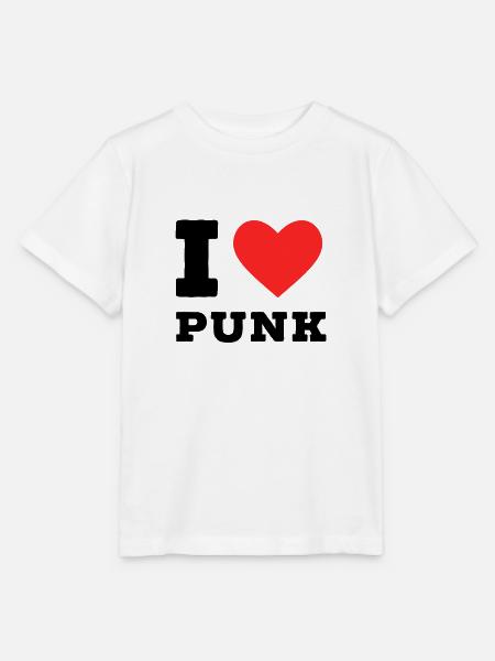 Ich liebe Punk - Stanley/Stella Kinder T-Shirt MINI CREATOR - Weiß