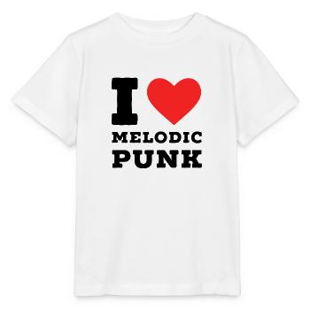 J’adore le punk mélodique - T-shirt bio MINI CREATOR Stanley/Stella Enfant - blanc - Devant - Maike (125cm)