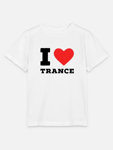 Ich liebe Trance - Stanley/Stella Kinder T-Shirt MINI CREATOR - Weiß